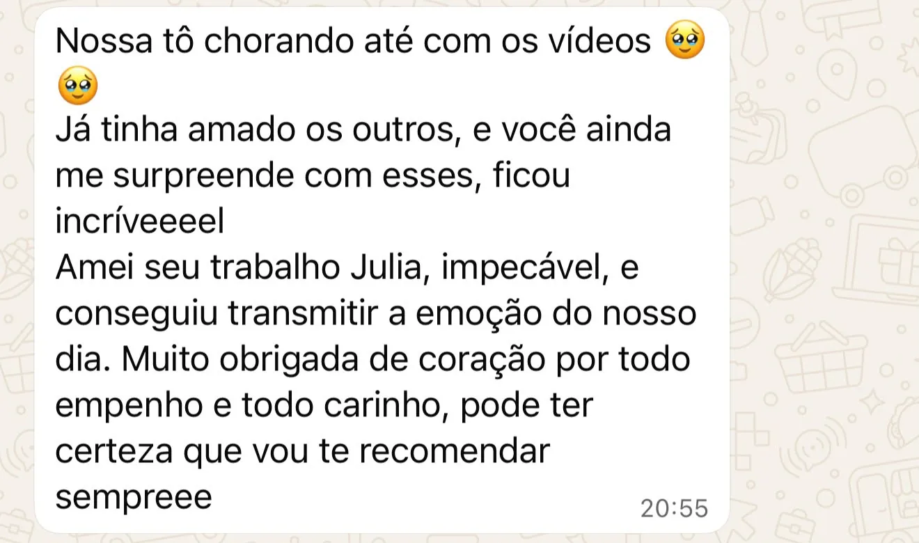 Depoimento de cliente